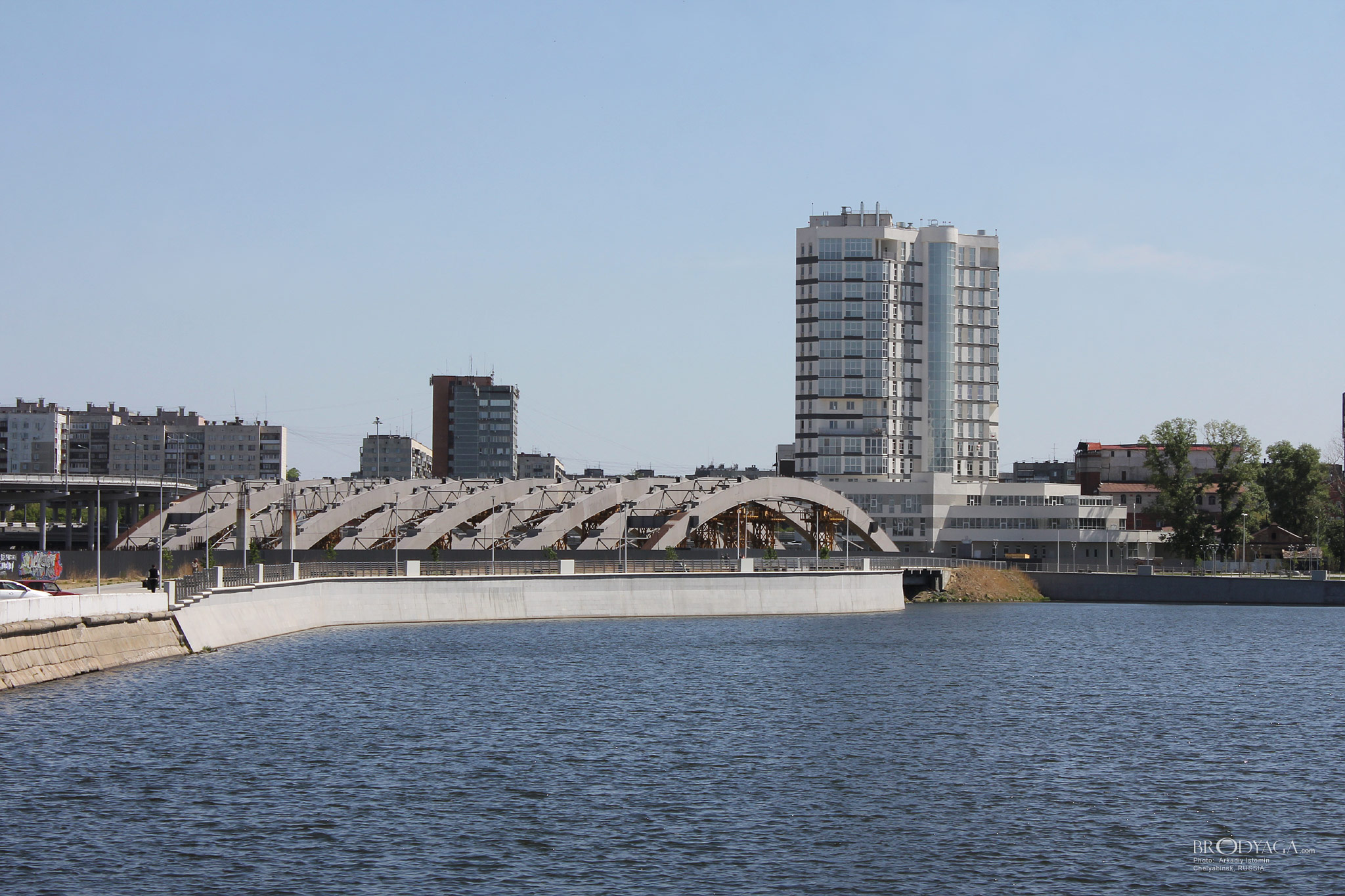 Набережная реки Миасс, Челябинск (Chelyabinsk)